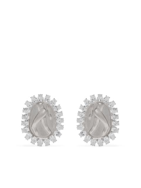 SHUSHU/TONG Maiden crystal-embellished earrings