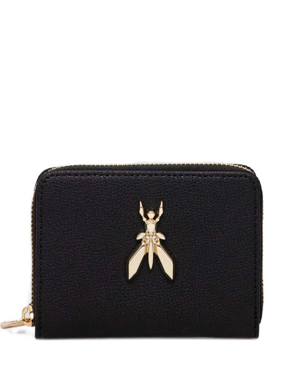 Patrizia Pepe Fly-motif Zip Wallet In Black