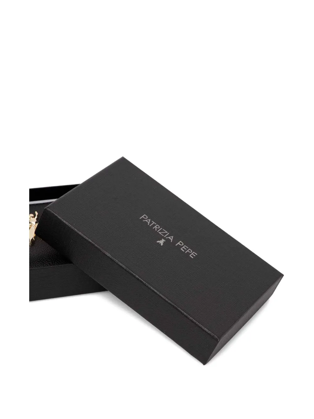 Patrizia Pepe Fly-motif Zip Wallet In Black