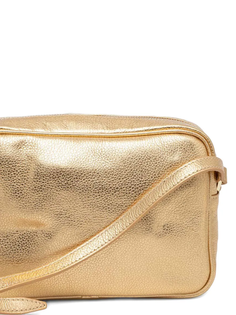 Patrizia Pepe Crossbodytas met logo Goud