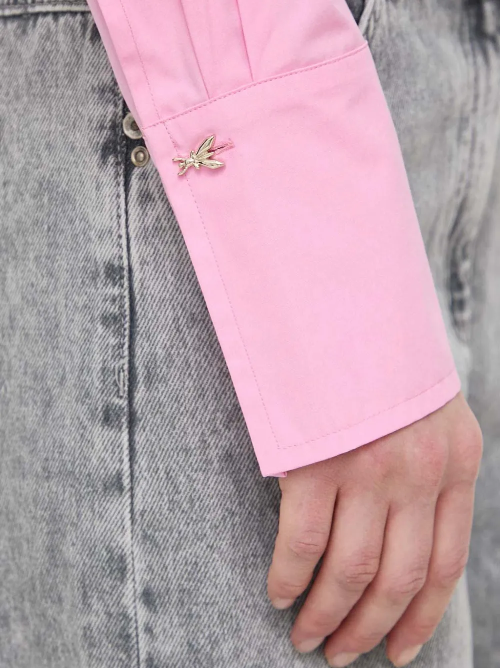 Patrizia Pepe Shirt met knopen Roze