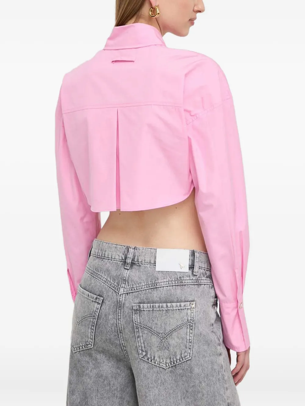 Patrizia Pepe Shirt met knopen Roze