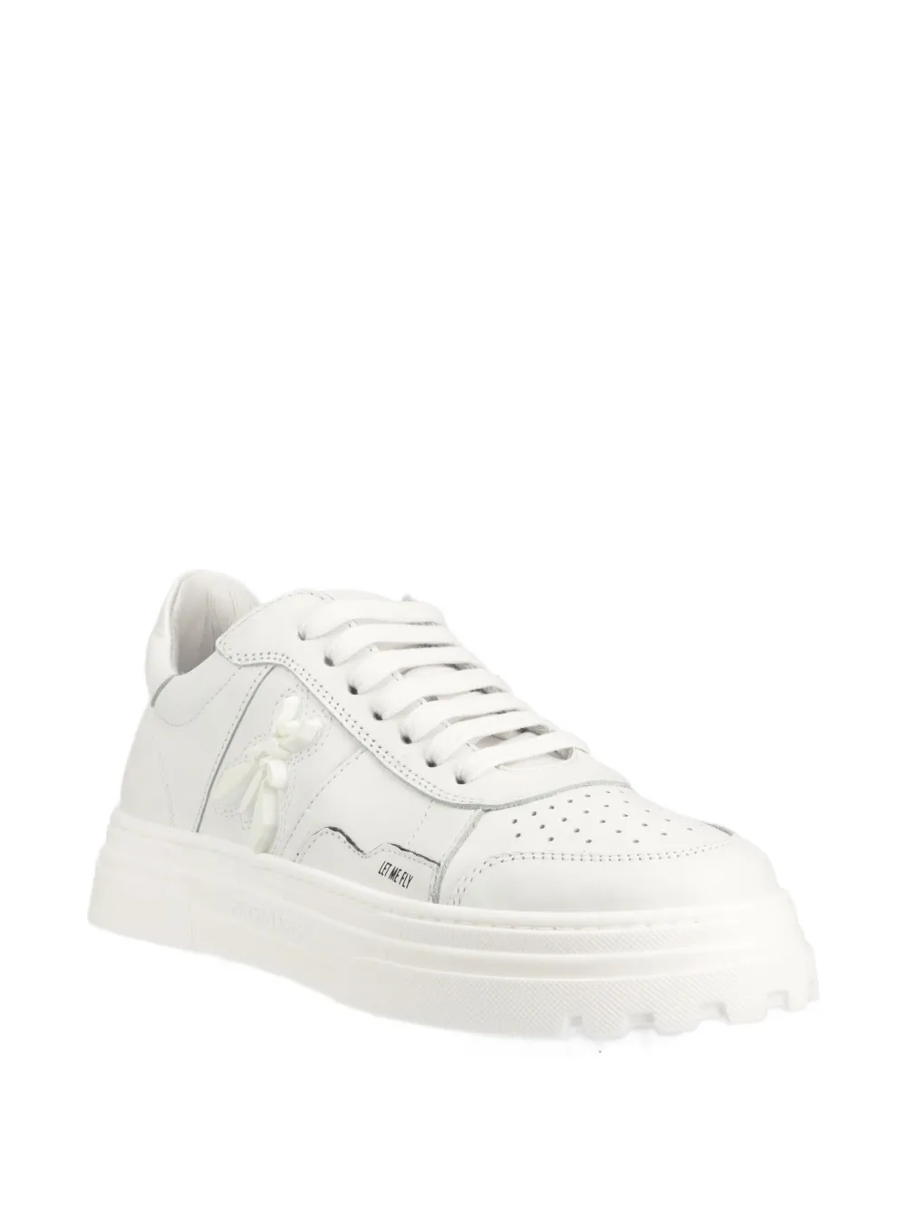 Patrizia Pepe lace-up sneakers - Wit