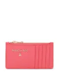 Patrizia Pepe logo-lettering leather card holder - Pink