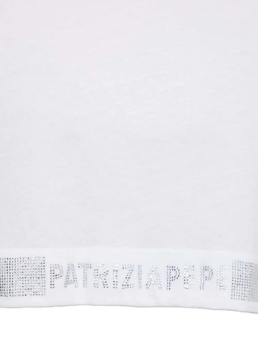 Patrizia Pepe T-shirt met logo-tape Wit