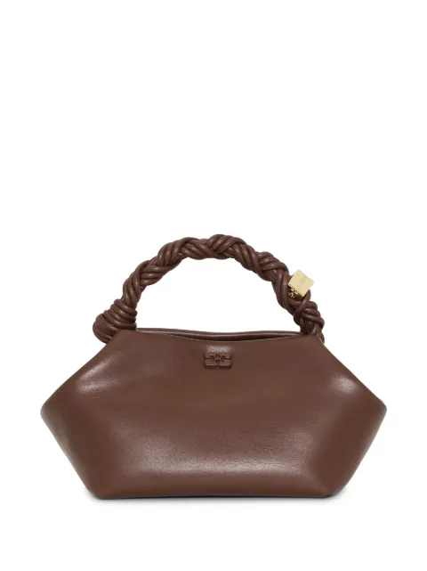 GANNI small Bou leather tote bag