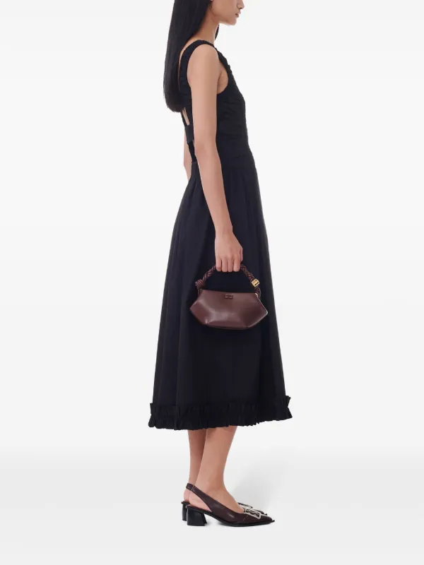 Ganni ■Ganni Bou Bag Mini - Brown【 残りわずか】 GANNI Bou Mini Bag | Brown | FARFETCH