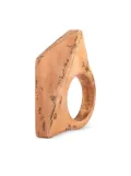 Parts of Four Crescent Bridge gold-plated ring - Pink