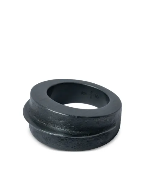 Parts of Four Foldform Crescent sterling-silver ring