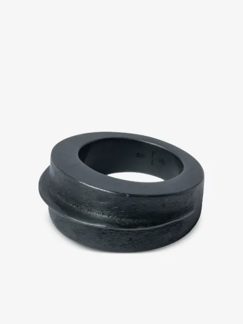 Parts of Four Foldform Crescent sterling-silver ring