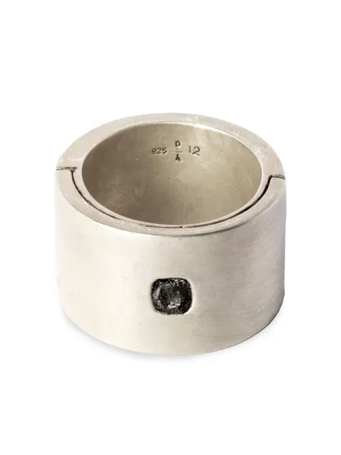 Parts of Four anillo Sistema en plata de ley y diamante