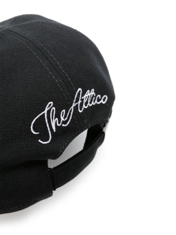 the attico ベースボールキャップ The Attico ロゴ キャップ | ブラック | FARFETCH JP