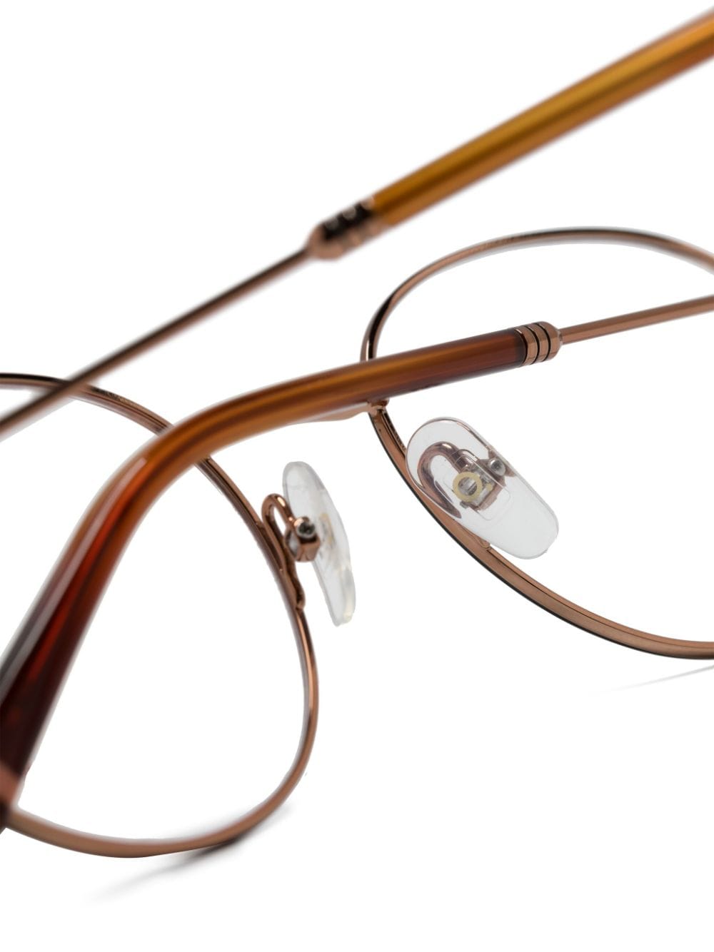 Shop Etnia Barcelona Central Park Round-frame Glasses In Brown