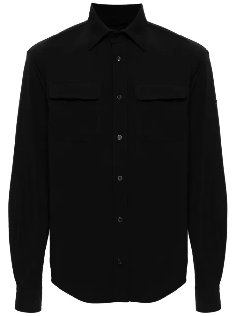 Paul & Shark long-sleeve flap-pocket shirt