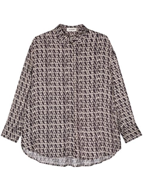 AERON Flint monogram-print shirt