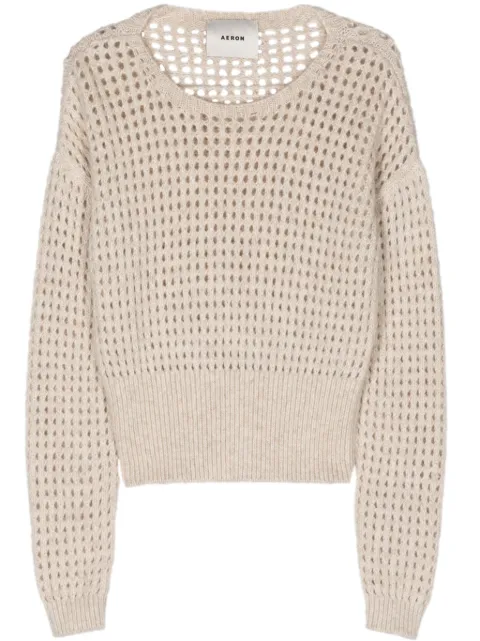 AERON Pontin open-knit jumper