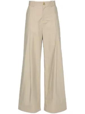 パンツ Aeron Wellen - Wide Leg Pants AERON - WELLEN - Wide leg pants - BLACK