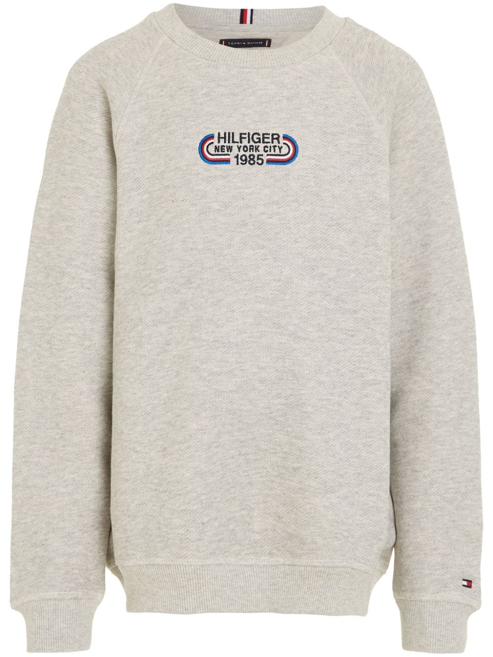 Tommy Hilfiger Junior Kids' Logo-embroidered Sweatshirt In Grey