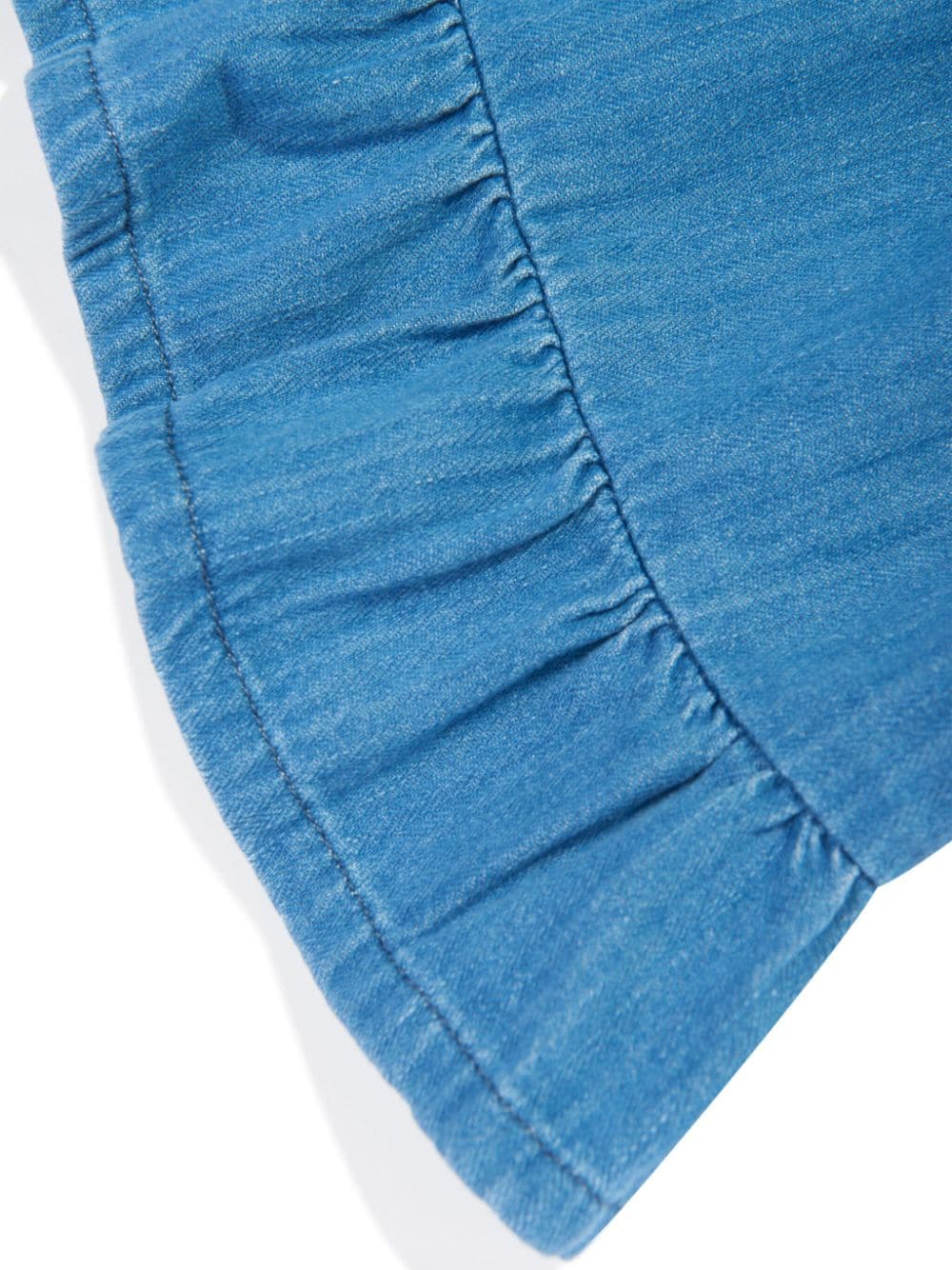 Shop Tommy Hilfiger Junior Crisscross-back Denim Dress In Blue