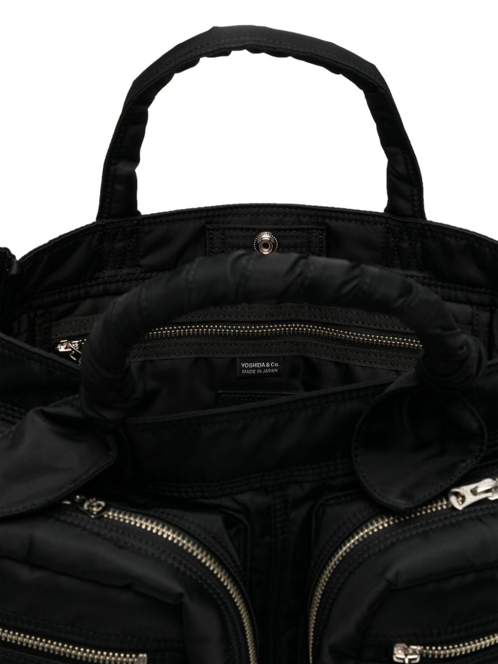 Shop Toga Virilis X Porter Logo-appliqué Tote Bag In Black