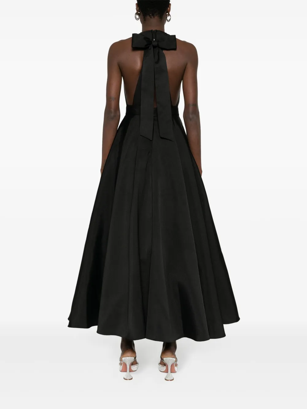 The New Arrivals Ilkyaz Ozel Jurk met strikdetail - Zwart