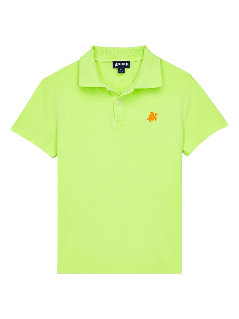 Vilebrequin Kids logo-embroidered cotton polo top Groen
