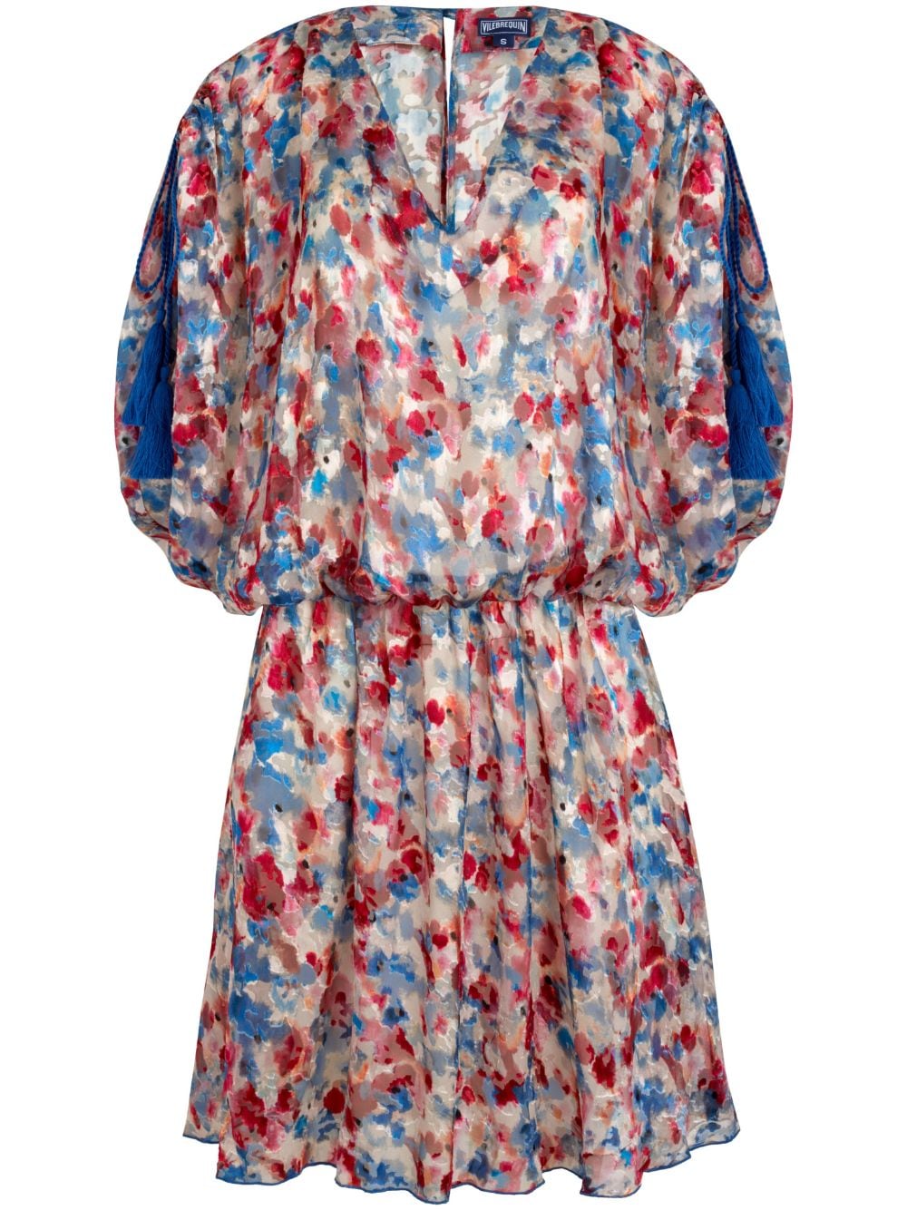 Vilebrequin Mini-jurk met abstracte print Rood