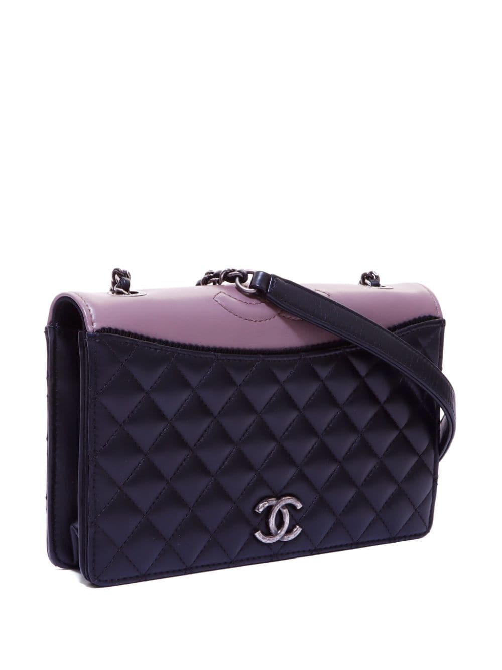 Pre-owned Chanel 2016-2017 Cc Shoulder Bag In Purple