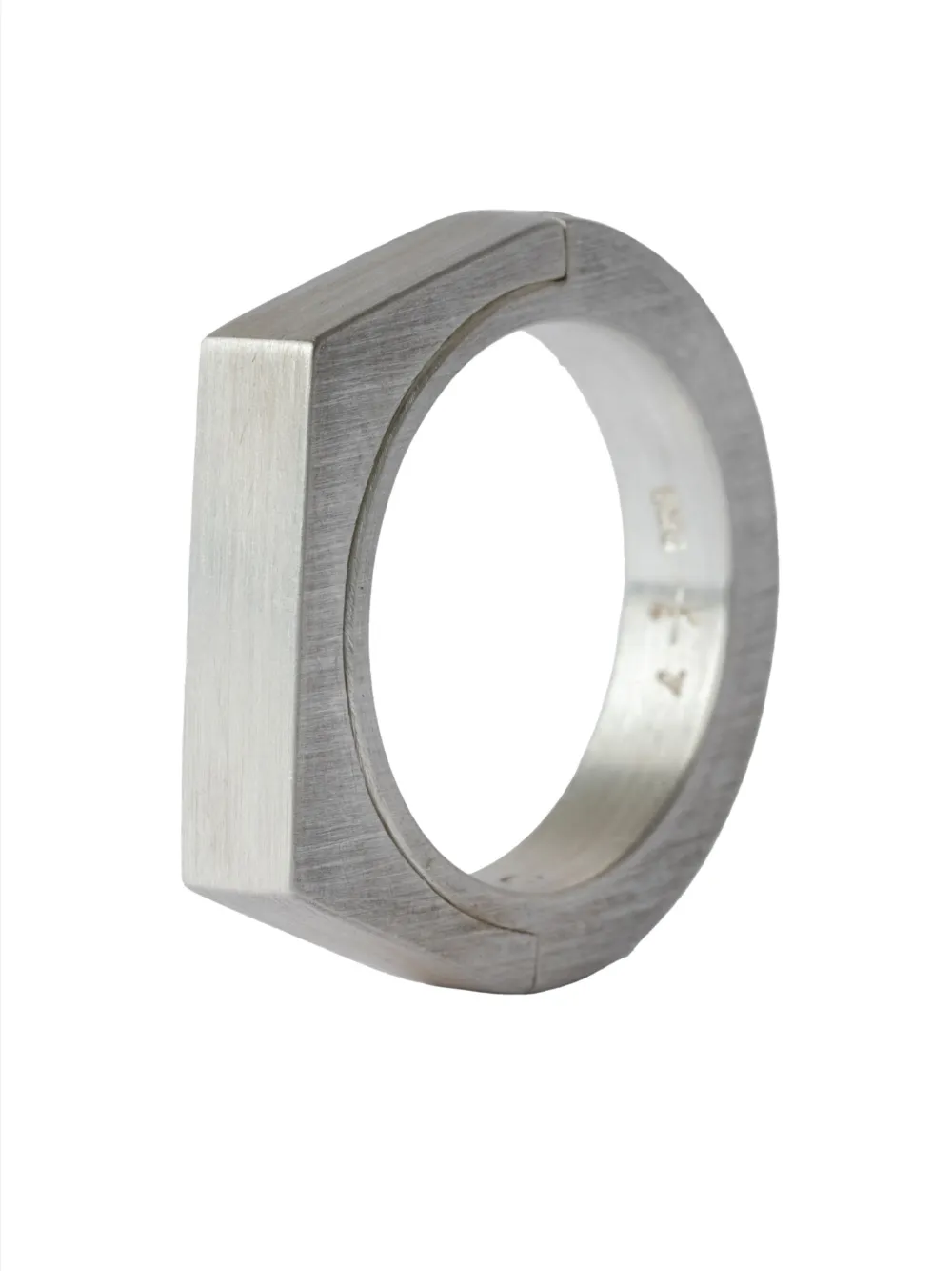 PARTS OF FOUR SISTEMA STERLING SILVER RING 
