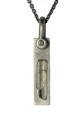 Parts of Four Plate sterling silver necklace