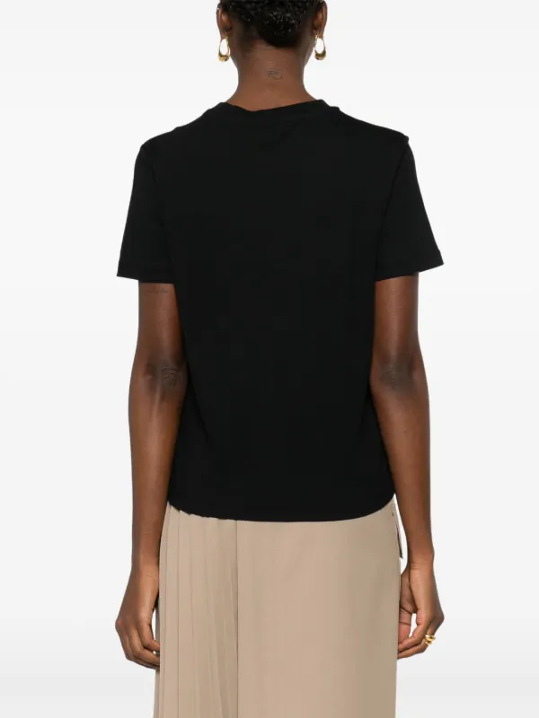 【MAX MARA】Logo embroidered cotton T-shirt Logo embroidered cotton T-shirt in purple - Max Mara | Mytheresa