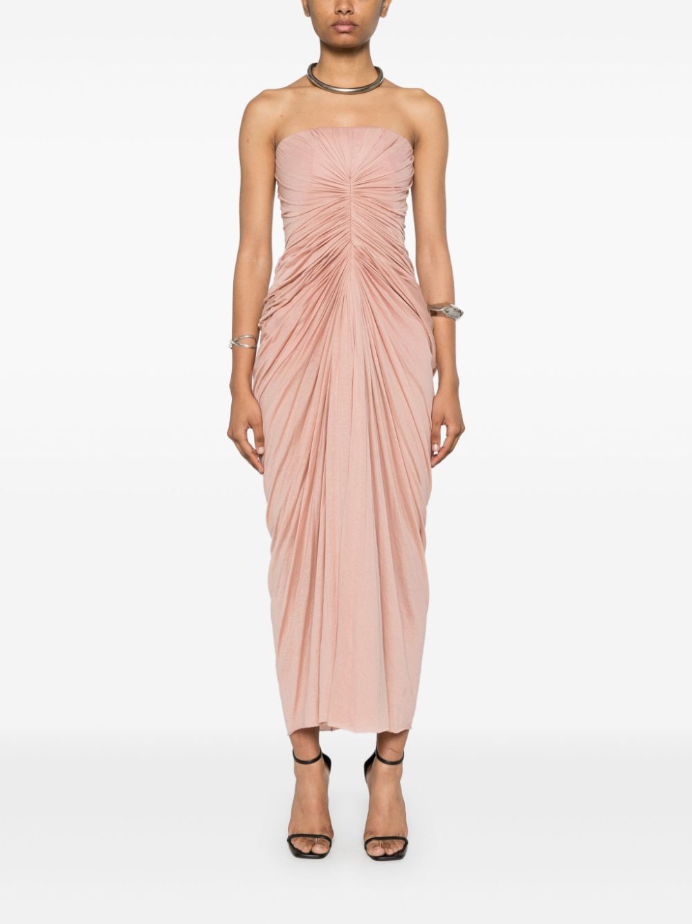Rick Owens Radiance strapless gown - Roze
