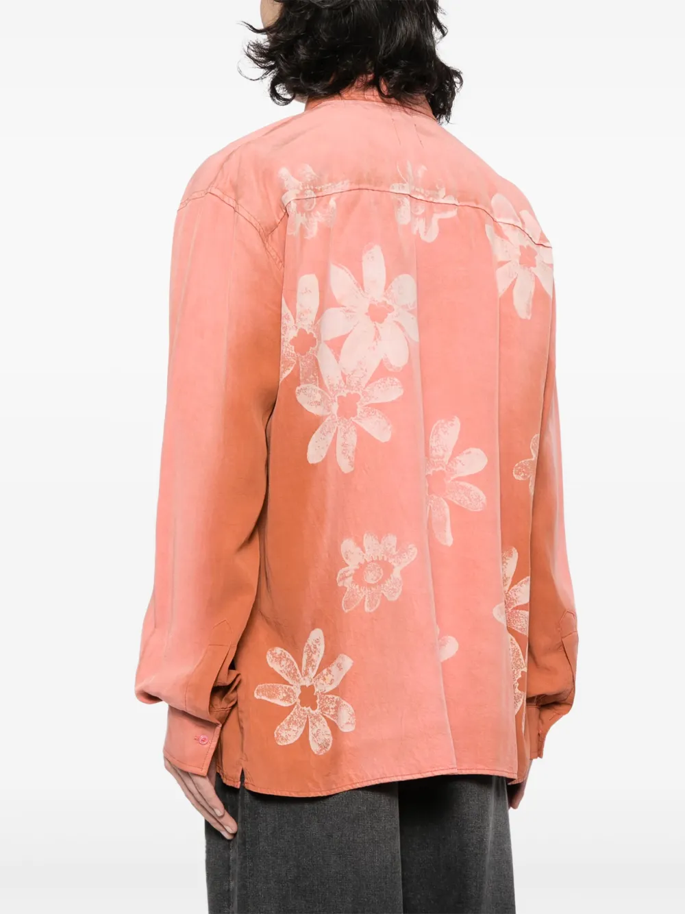 Alchemist Syd Floral-print Cotton Shirt In Brown