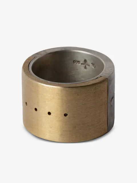 Parts of Four Sistema perforated-detail ring