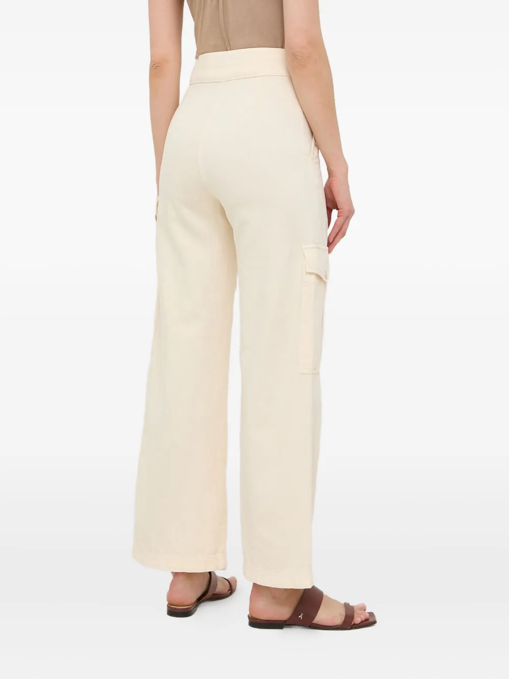 Patrizia Pepe Cargo-pocket Pants In Neutral