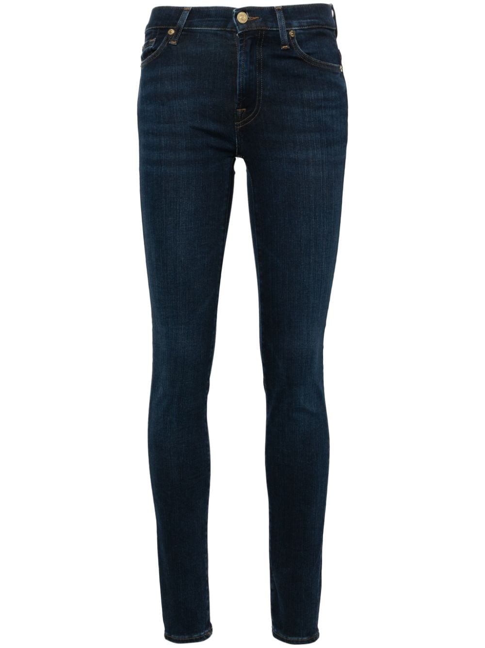 7 For All Mankind HW high waist jeans Blauw