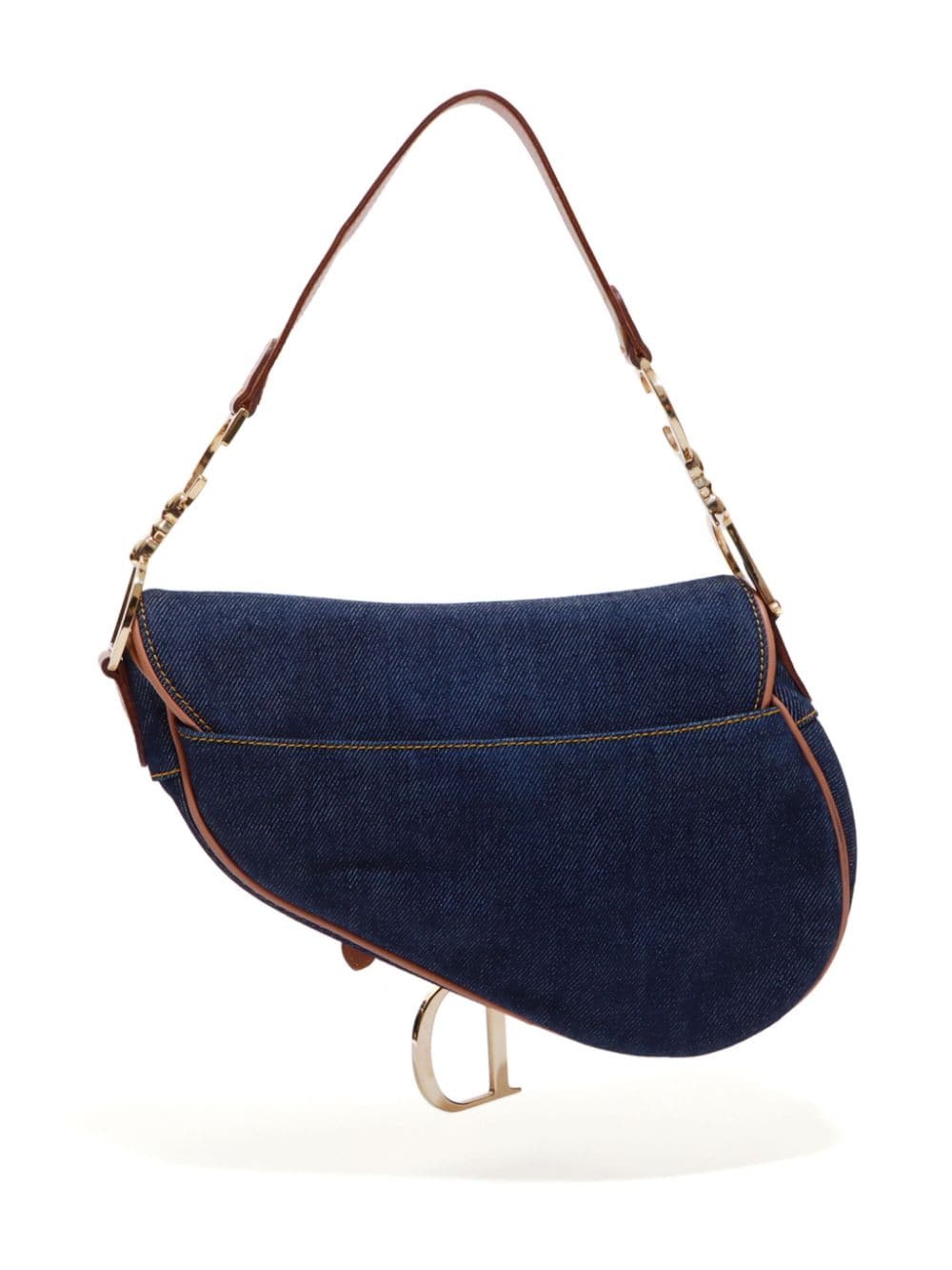 Cheap Christian Dior Saddle denim shoulder bag Women