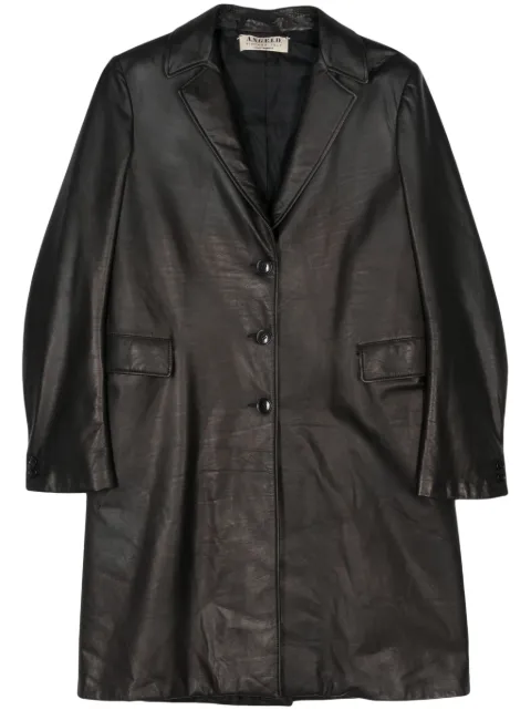 A.N.G.E.L.O. Vintage Cult 2000s single-breasted leather coat 