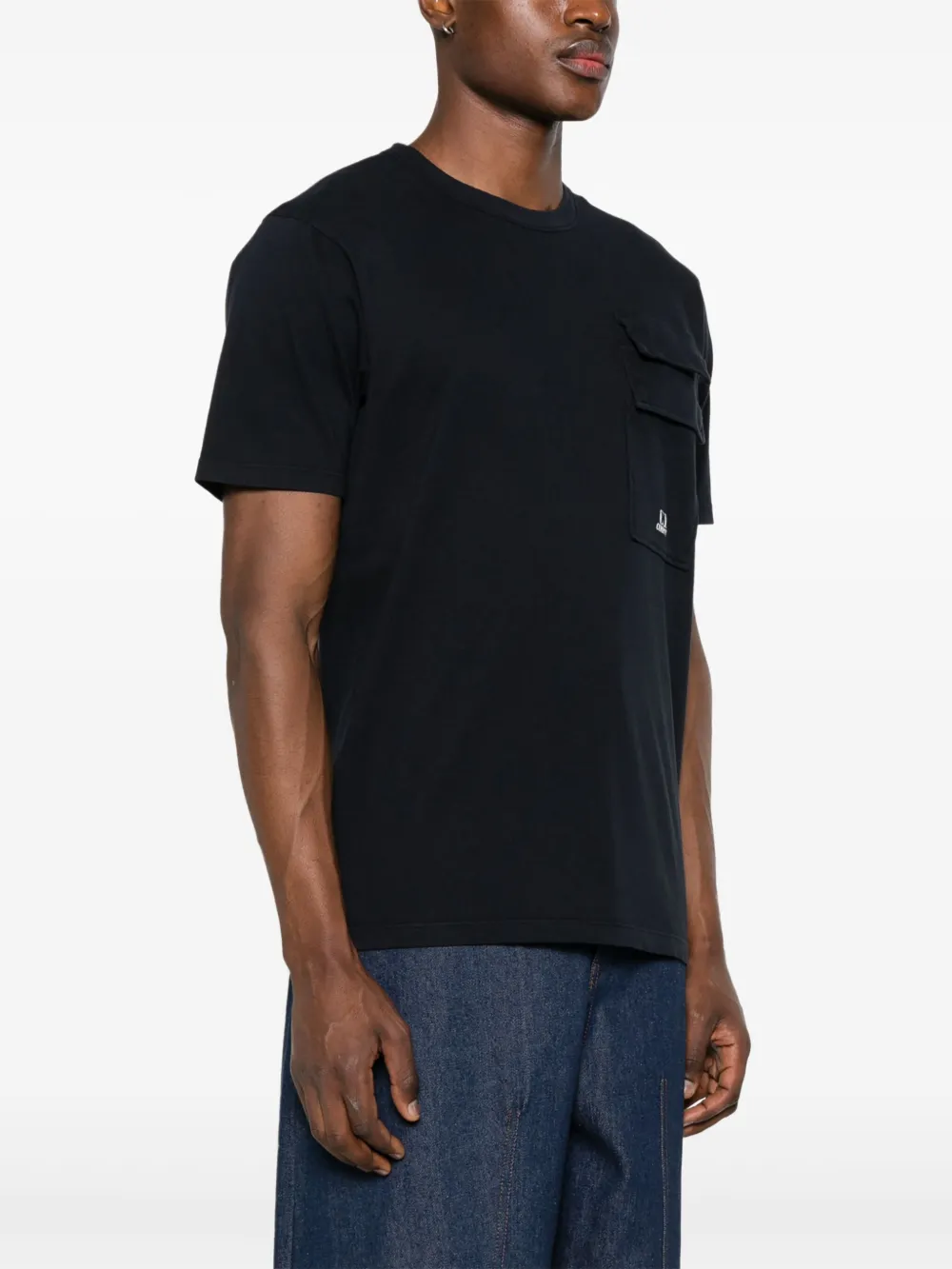 C.P. Company T-shirt met logoprint Blauw