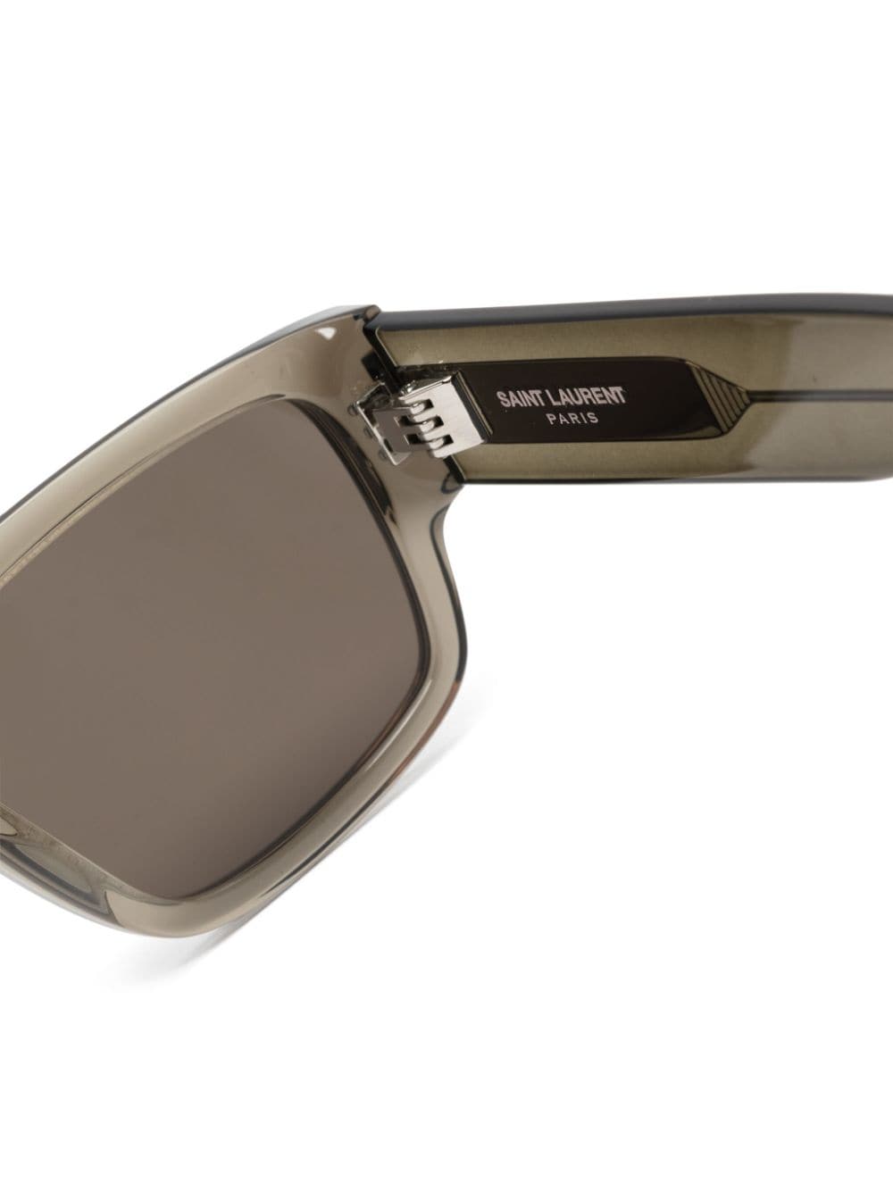 Saint Laurent Eyewear SL 659 zonnebril met rechthoekig montuur Grijs