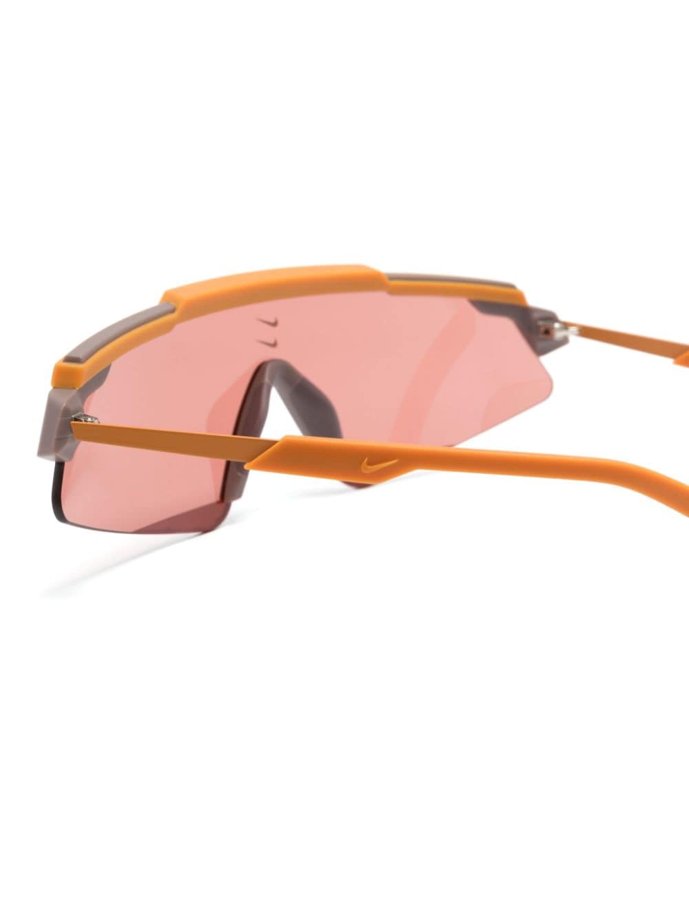Nike Marquee zonnebril met schild montuur Oranje