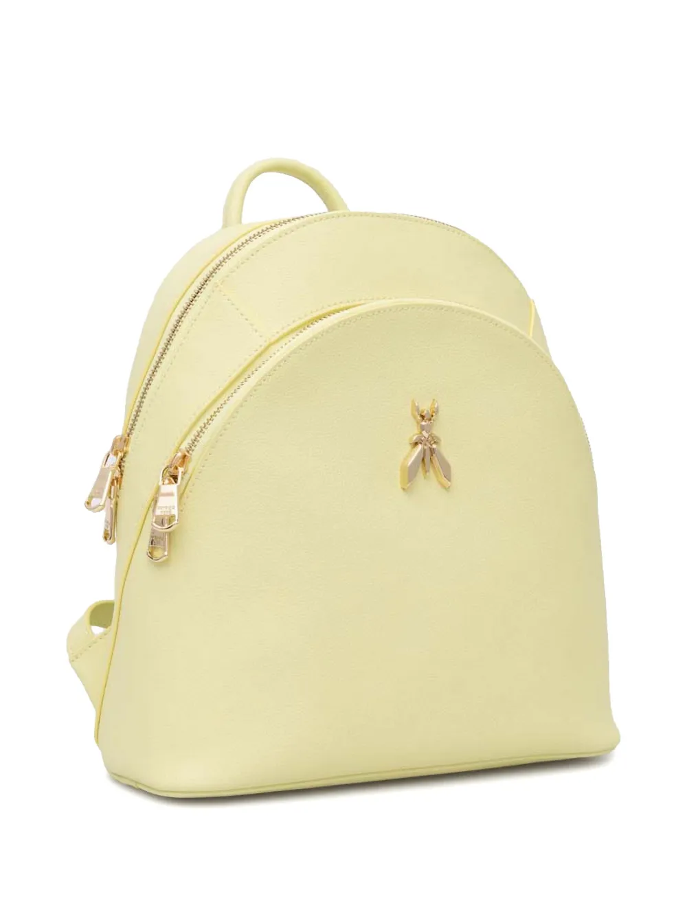 Patrizia Pepe logo-plaque backpack - Geel