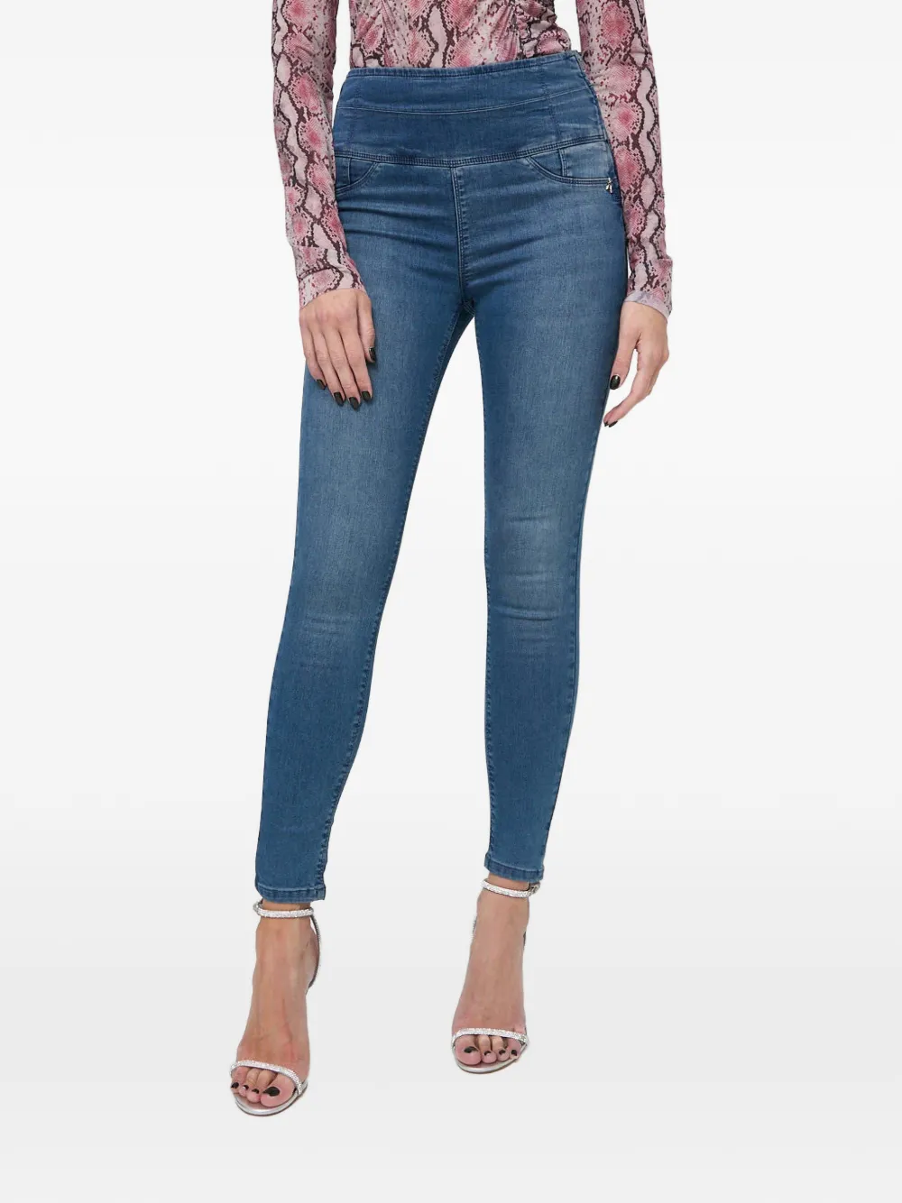 Patrizia Pepe blue denim trousers