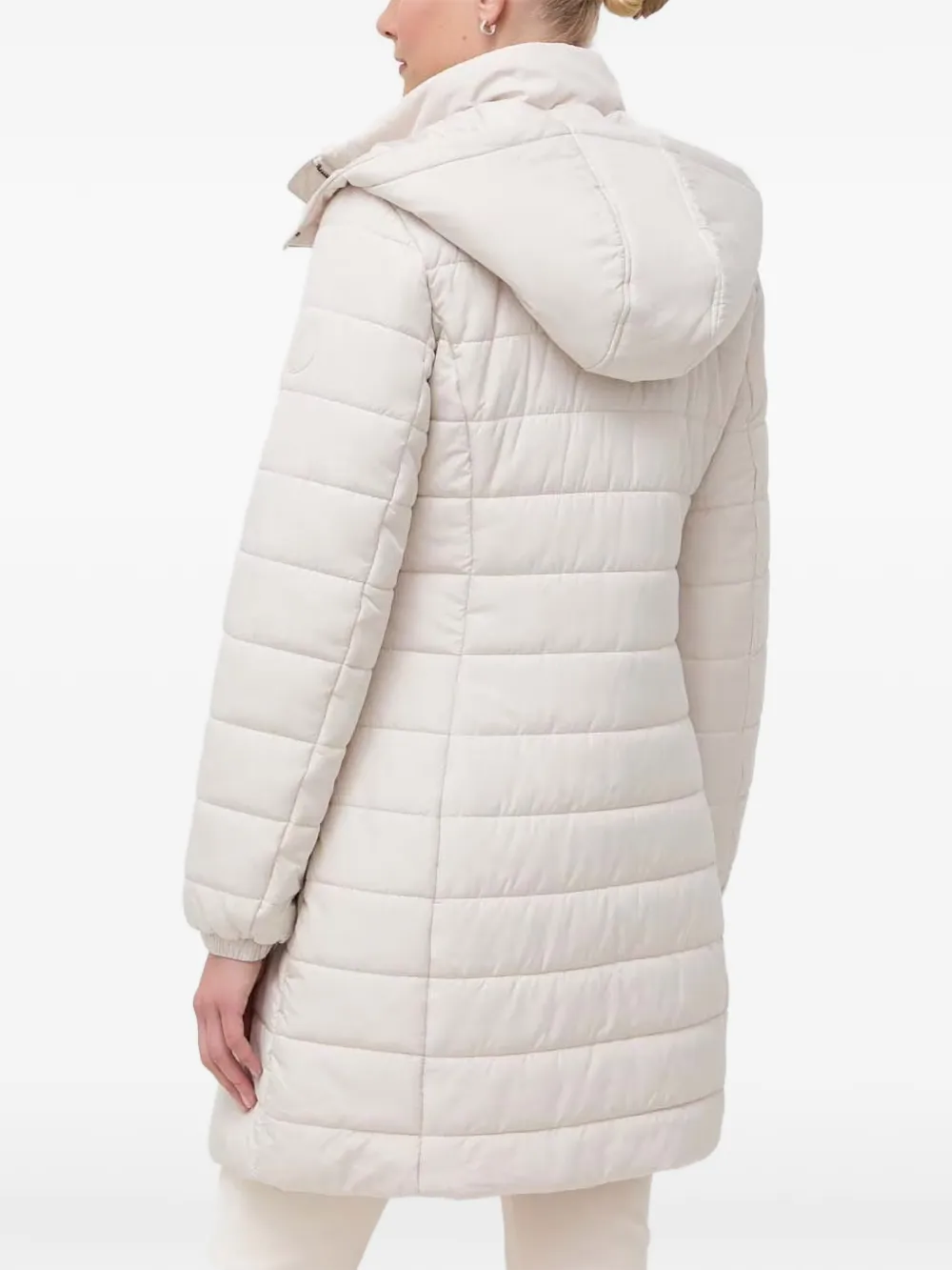 Armani Exchange Donsjack met capuchon Beige