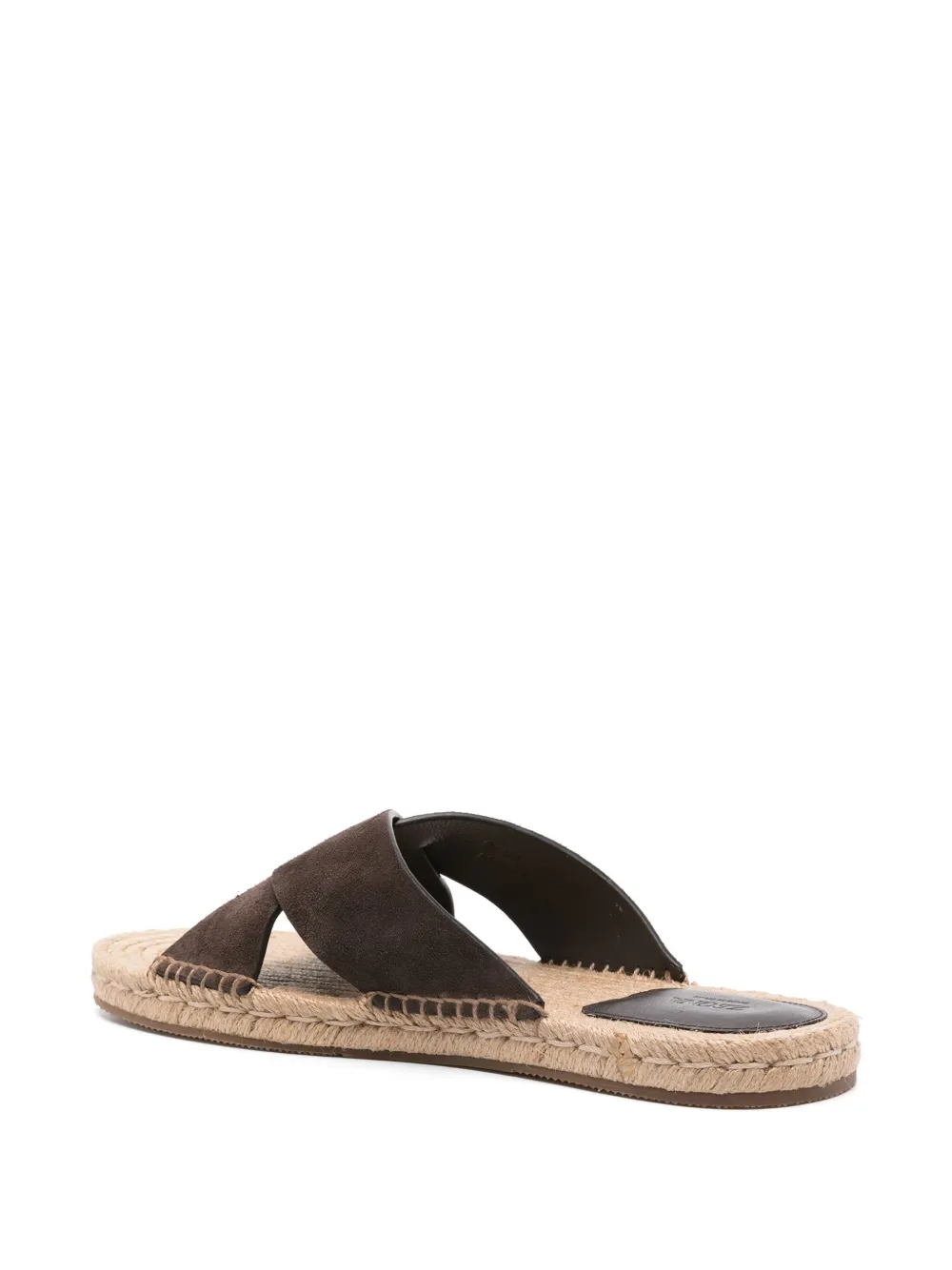 Zegna Suède espadrilles Bruin