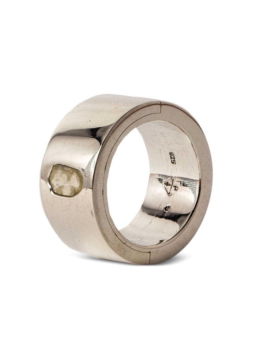 Shop Parts Of Four Sistema Yellow-diamond Ring In Silver