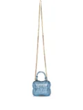 GANNI Butterfly metallic crossbody bag - Blue