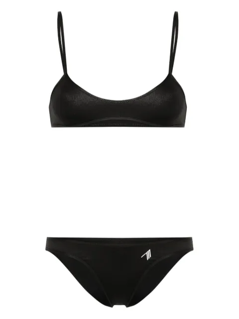 The Attico bikini con logo engomado