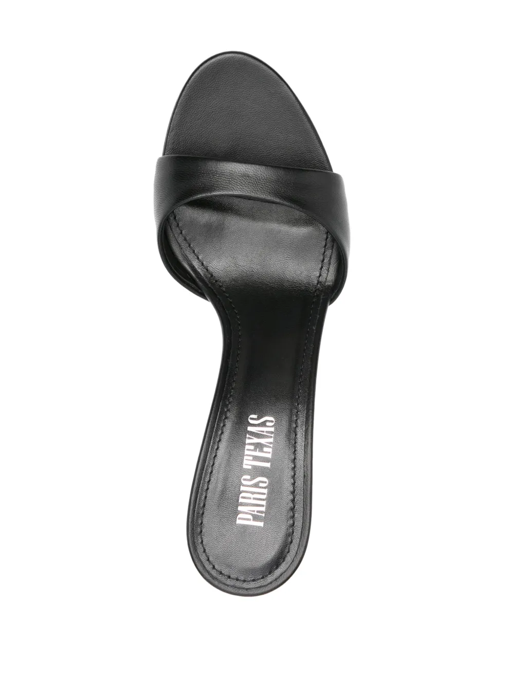 Shop Paris Texas 80mm Leather Sandals In Black