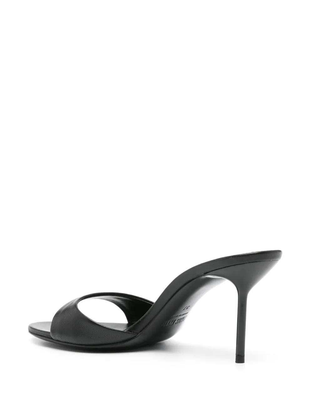 Shop Paris Texas 80mm Leather Sandals In Black